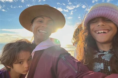 zoe saldana kinder|Zoë Saldaña Shares Rare Family Photos with Her 3 Sons